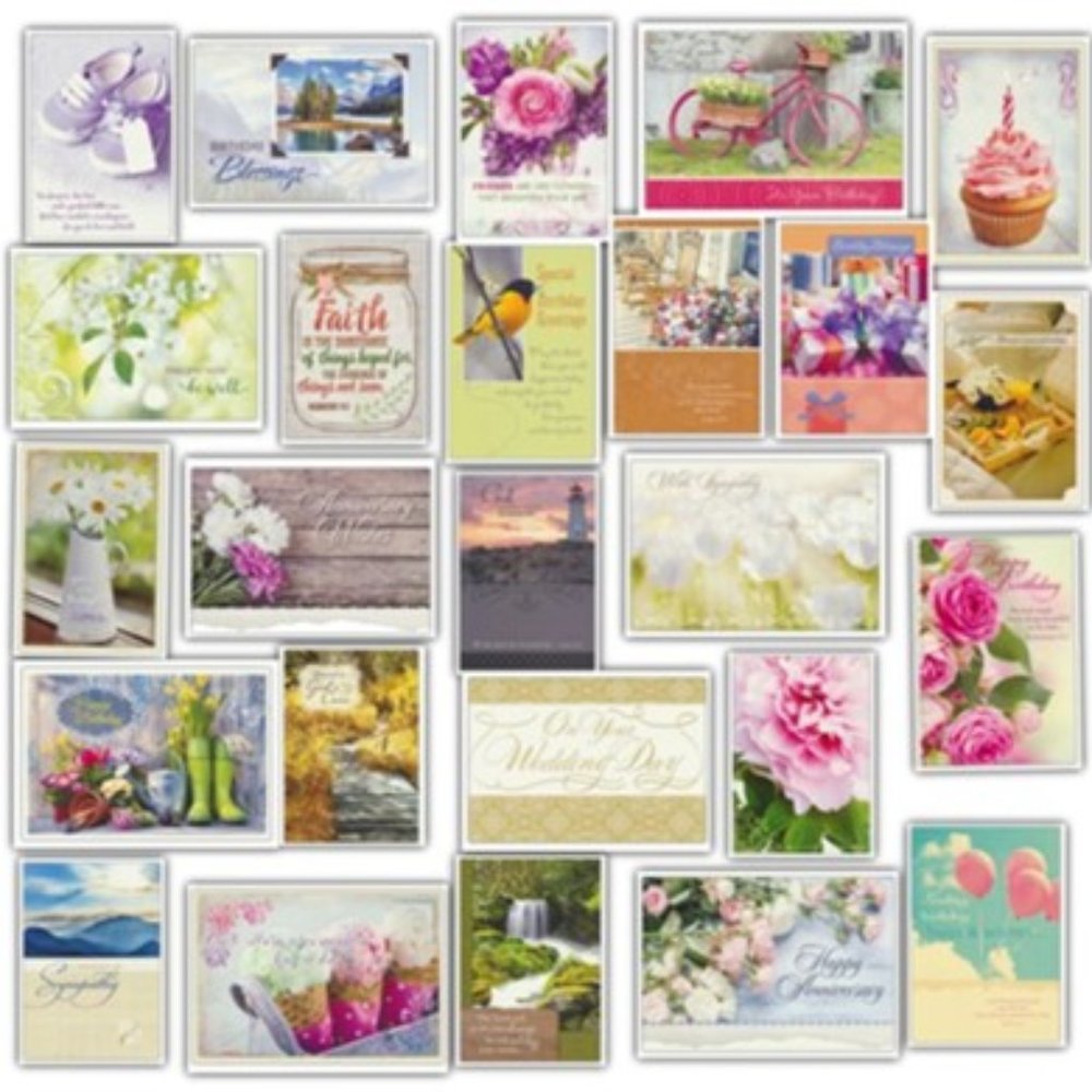 All Occasion Assortment, Box of 50 Cards (NIV, KJV) - BRAND NEW